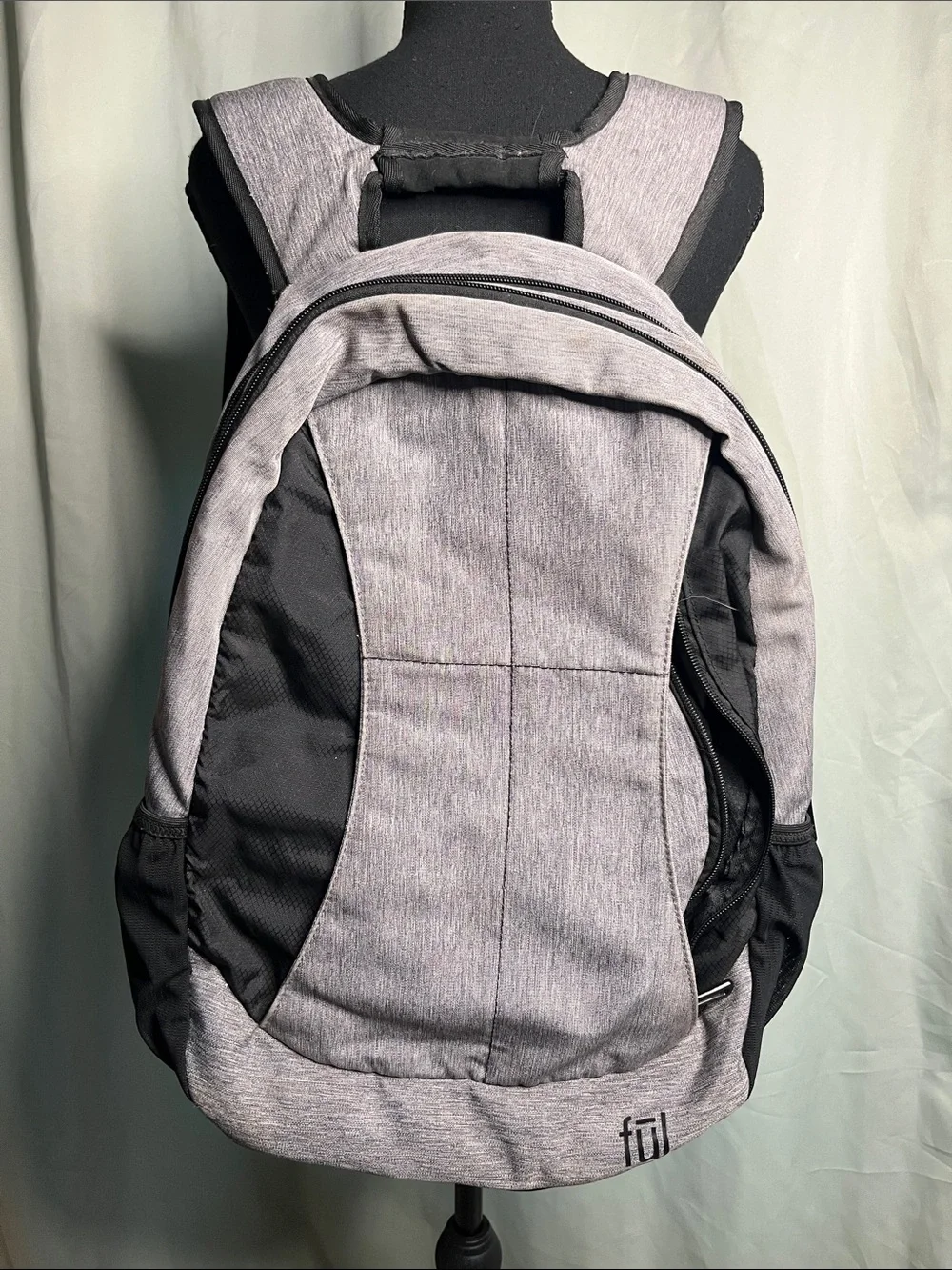 Fūl Westly Laptop Backpack Gray and Black